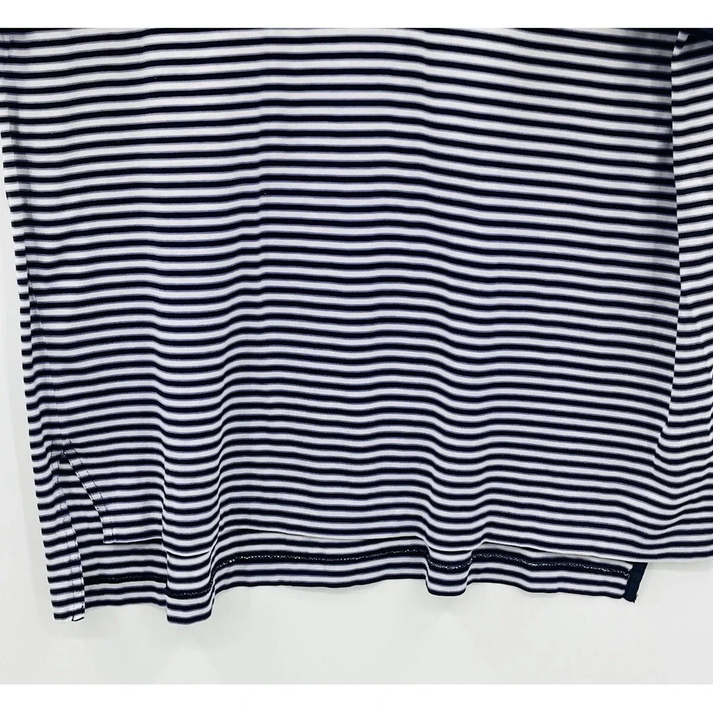 Ralph Lauren Polo Golf Shirt Mens Size Large Striped Pima Cotton